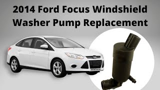 WINDSHIELD WASHER PUMP DOES NOT WORK FUSE LOCATION REPLACEMENT FORD FOCUS  MK3 2012-2018 