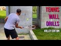 Do These Volley Drills ANYWHERE | Tennis Wall Drills