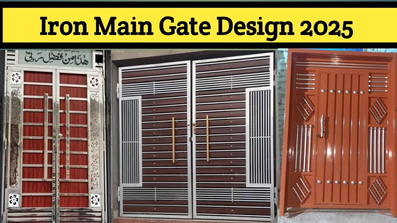 Top 80 Latest Iron Pipe Main Gate Design In 2025 With Price / Iron Gate/ Steel gate design