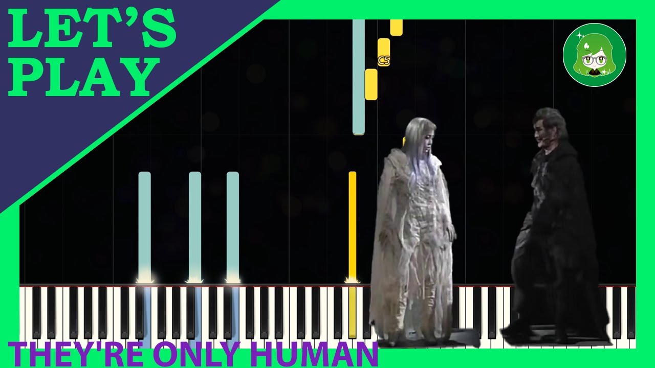 They're Only Human from Death Note The Musical [Synthesia Piano Tutorial - Let's Play]