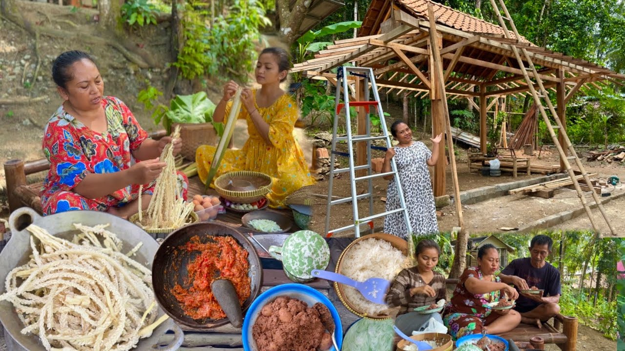 DAPUR KERATON AMBRUK || PEMBANGUNAN DAPUR KERATON BARU || MASAK GUDEG MANGAR YANG SUDAH LANGKA