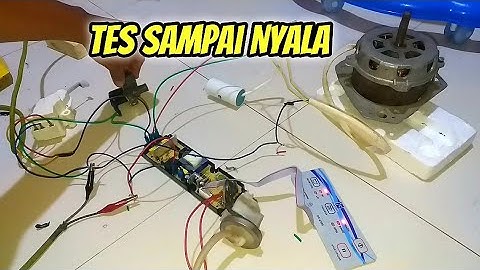 Jalur Pemasangan Modul Universal Mesin Cuci Top Loading #elektronik