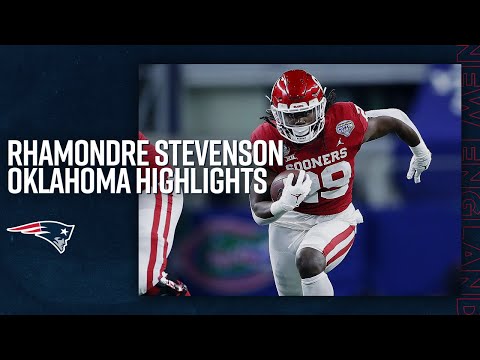 Rhamondre Stevenson College Highlights | RB, Oklahoma (New England Patriots)