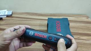 Bosch Go (GEN 2.0) smart cordless screw driver unboxing and testing