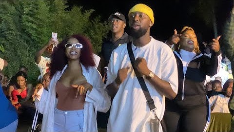 Eddy Kenzo and Sheebah cheering Lydia Jazmine & Pr Wilson Bugembe while performing Abalimba Banabwe”