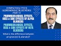 Sympatholytics II: Pharmacological effects, uses & side effects of alpha & beta blockers