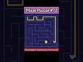 Maze puzzle  smart puzzle maze 72 puzzle puzzlegame games entertainment shorts