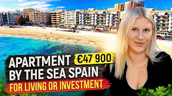 Low price property in Spain. Apartment by the sea Spain  for living or investment