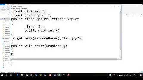 how we can insert image in Applet in hindi||Advance Java||LearningStrome Academy