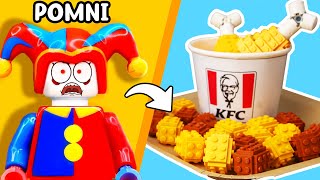 I Built the Amazing Digital Circus Farm and Made KFC Fried Chicken For The Team - Brick Munch