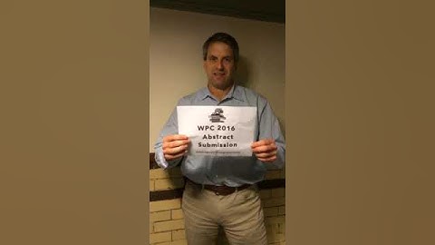 Submit your abstract to the WPC 2016!