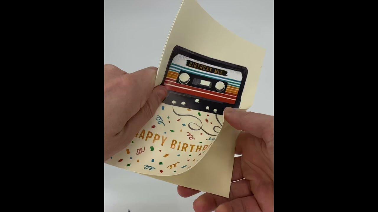 Endless Never Gonna Give You Up Birthday Card With Glitter – Joker  Greeting