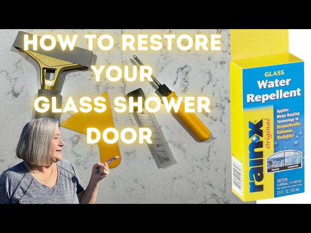 How to Keep Your Shower Clean with Rain-X - Uncommon Designs