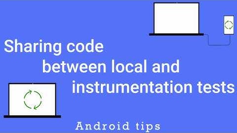 Sharing code between local and instrumentation Android tests