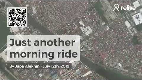 Strava Activity - Relive Video (Sample)