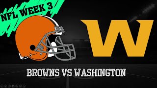 Baker mayfield and the cleveland browns take on dwayne haskins
washington football team. offense ran through nick chubb kar...