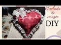 Almohada de corazón ❤️ DIY #fundas para almohada..fácil..San Valentín.