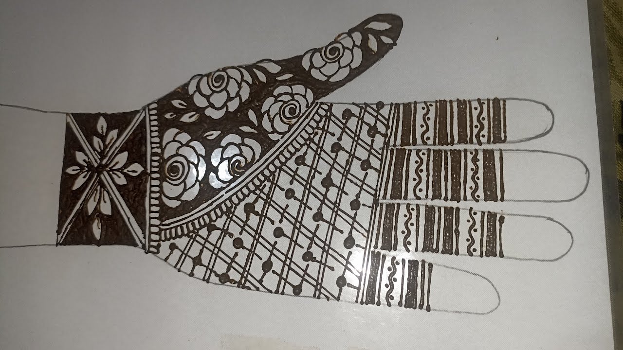 Latest simple and easy mehndi design 😍