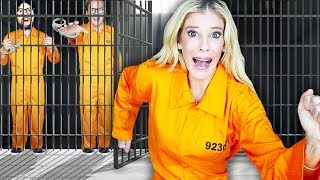 Escaping GMI Prison in GAME MASTER Escape Room in Real Life! | Rebecca Zamolo screenshot 1