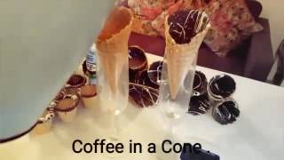 Coffee in a cone