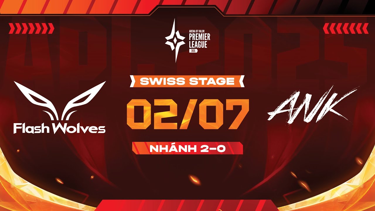 Flash Wolves Woby FLASH WOLVES vs ANK GAMING - SWISS STAGE APL 2025 | NGÀY 02/07 - YouTube