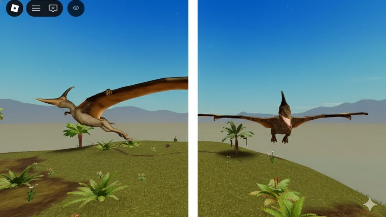 Gameplay con el Pteranodon en dinosaur life 🦅🦖
