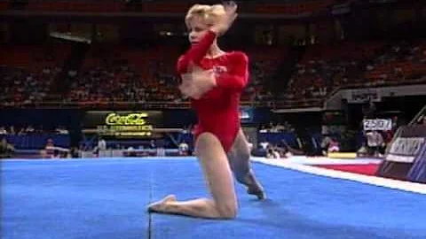 Amanda Borden - Floor Exercise - 1996 U.S Gymnasti...