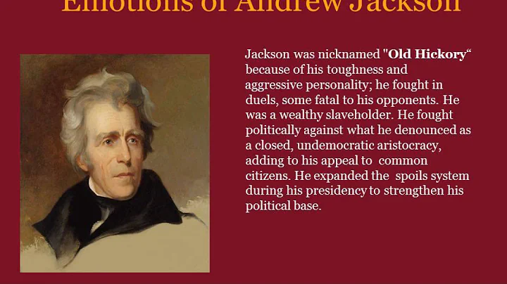 Emotions of Andrew Jackson