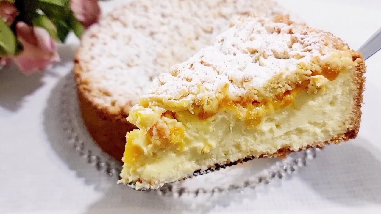 Рецепт, полный вкуса: чизкейк из рикотты с абрикосовой начинкой!