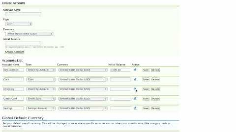 Accounts and Categories - ClearCheckbook Money Management