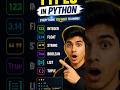 Python Data Types Explained in 1 Minute 🐍Every Python Data Type You Must Know