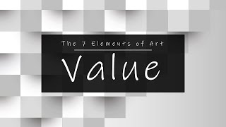 No 2: VALUE - 7 Elements of Art by artist Lillian Gray