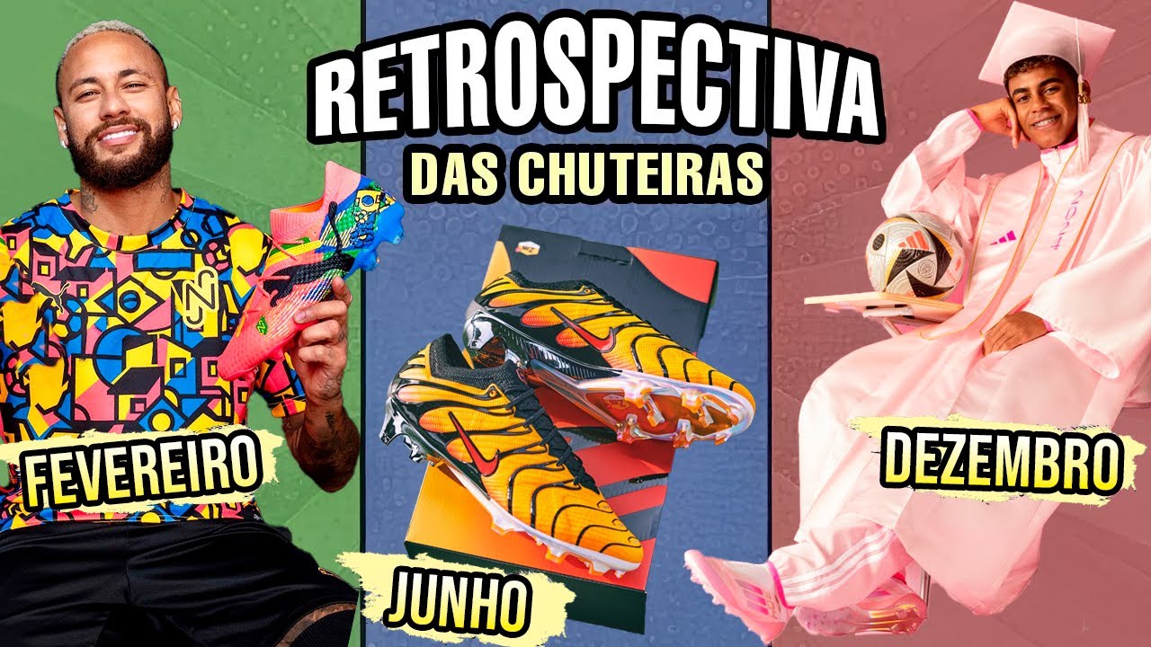 RETROSPECTIVA DAS CHUTEIRAS - TODAS CHUTEIRAS DE 2024