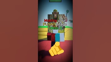 Making Your Funny Stage Ideas 3 In Roblox Studio! #roblox #robloxstudio