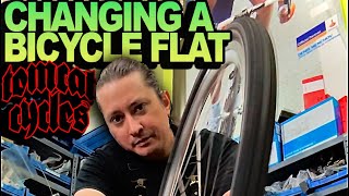 Changing a Bicycle Flat