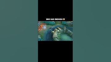 bro had enough 😂 #mlbb #mobilelegends #Dyr_dyrroth #dyrroth
