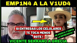Vicente le Mete el Susto de su Vida a la V1UD4, Grecia se Asusta y Corta la Entrevista ! 