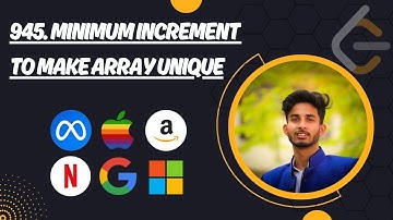 945. Minimum Increment to Make Array Unique | Heap Sort | Leetcode | Python - DSA