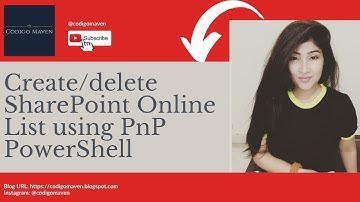 How to create and delete a list in SharePoint Online using PnP PowerShell