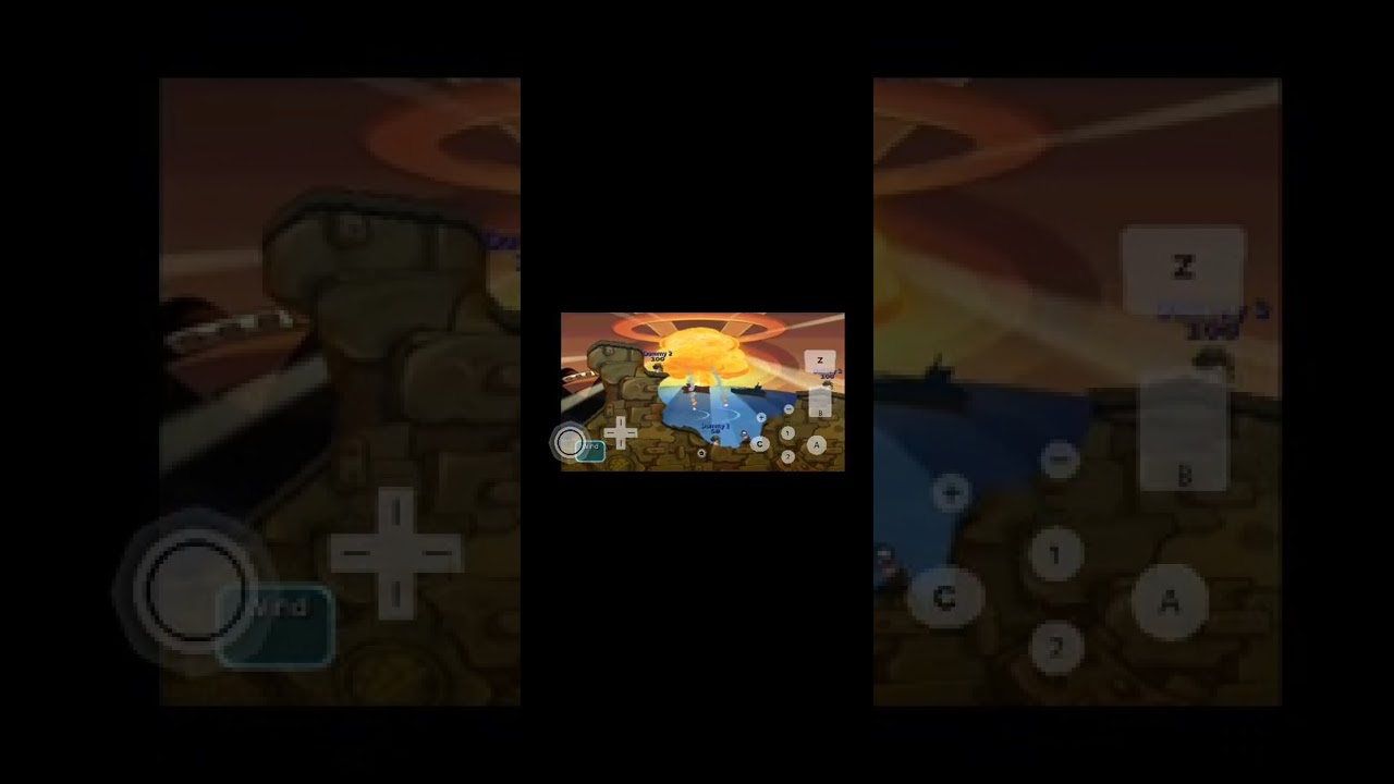 Worms battle islands android gameplay