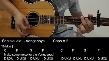 Shalala Lala - Vengaboys Guitar Tutorial 3 Chords only with Lyrics