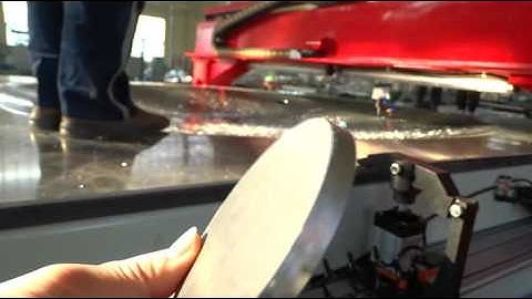 CNC Router Machine with 12kw HSD Spindle cutting capped end