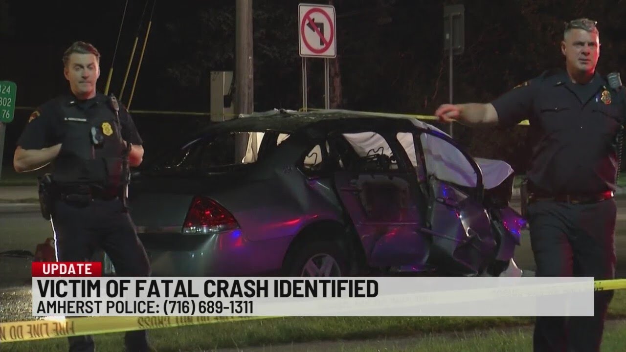Victim identified in fatal Amherst crash - YouTube