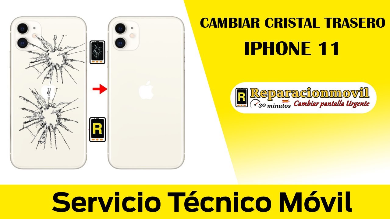 Cambiar cristal tapa trasera iPhone 11. Reparar iPhone 11. Tutorial  completo 