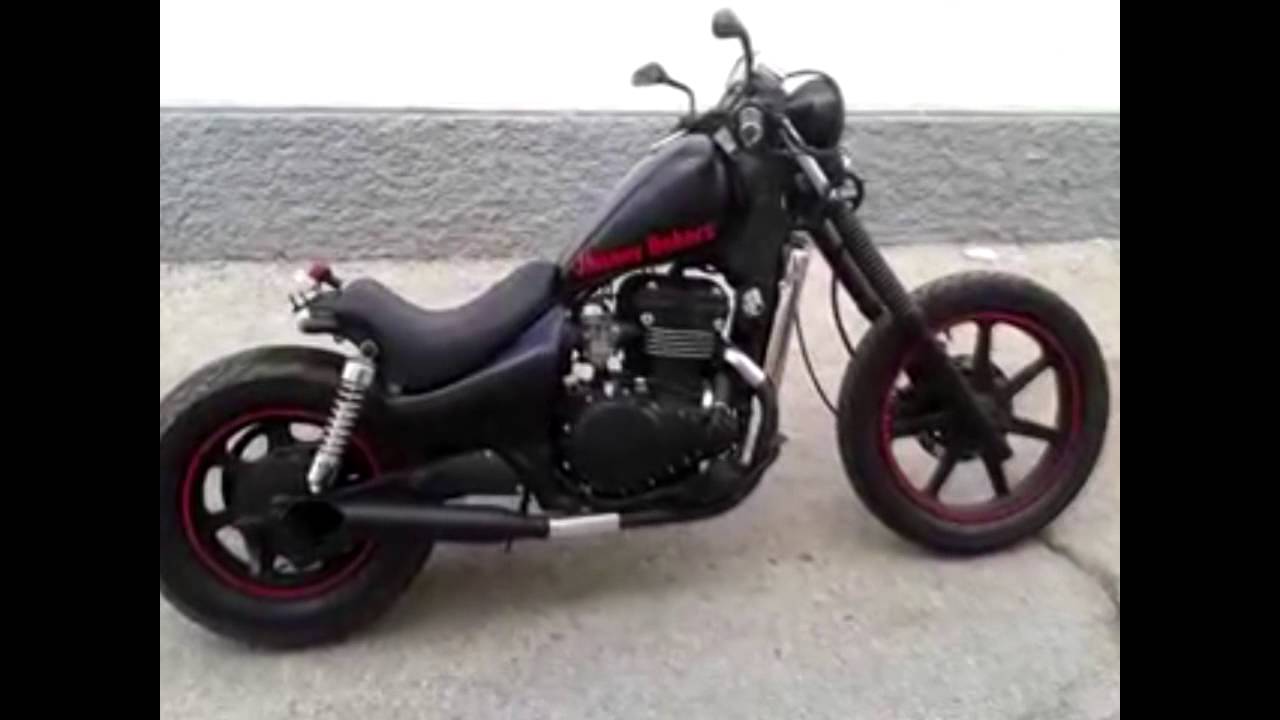 moto kawasaki bobber