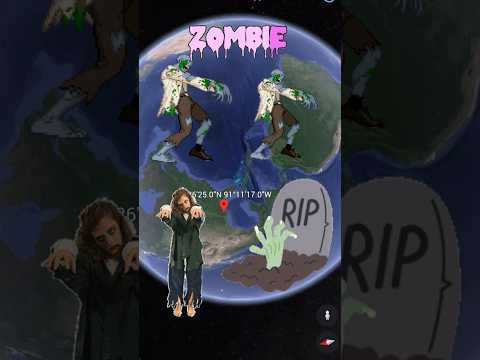 I Found Real ZOMBIES on Google Maps #shorts #ytshorts #youtubeshorts #googlemaps #viralshorts
