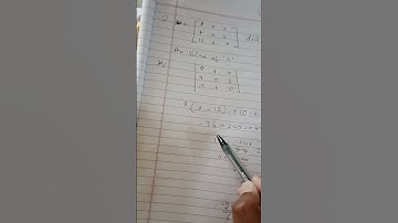 find the value of x by finding determinant