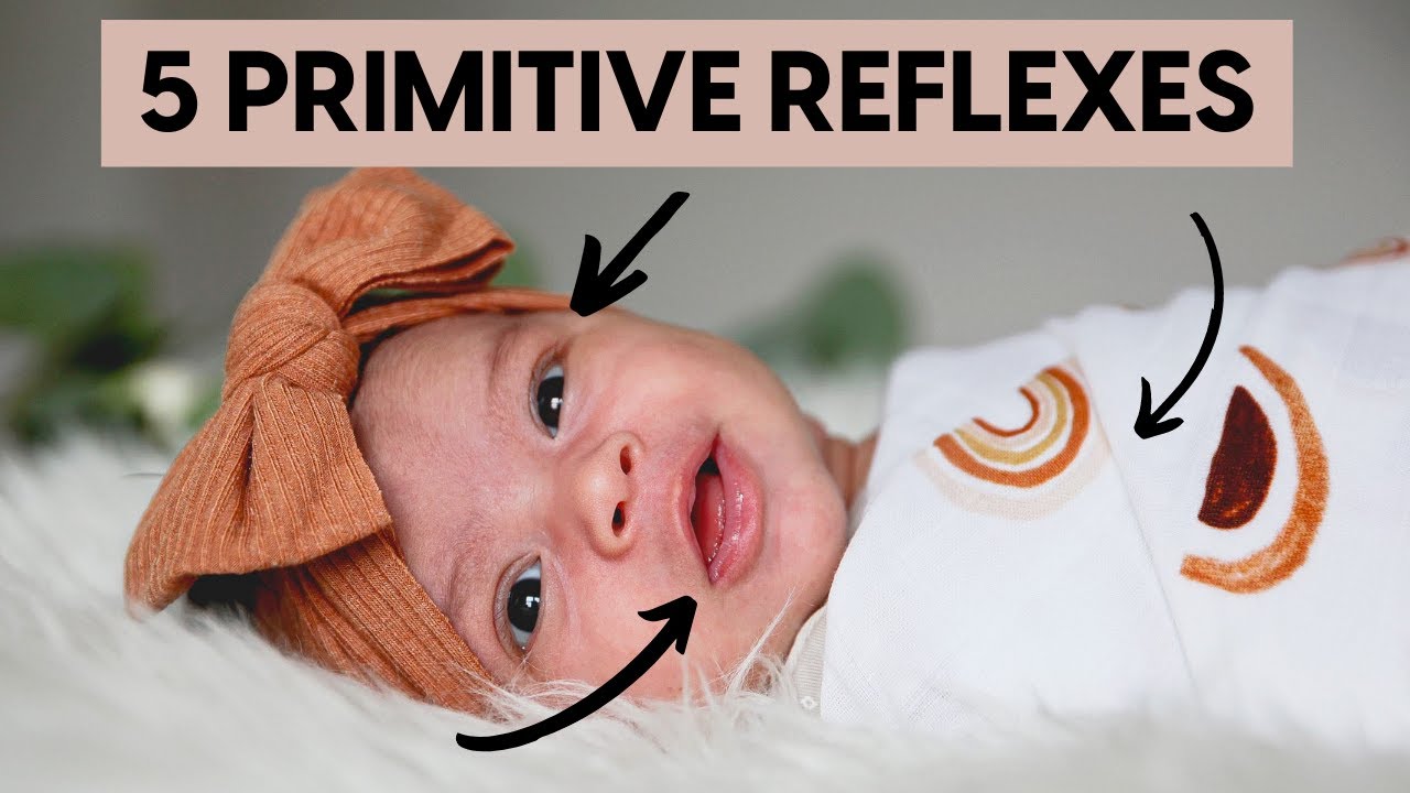 5 Important Infant Reflexes To Check Your Baby For // Primitive