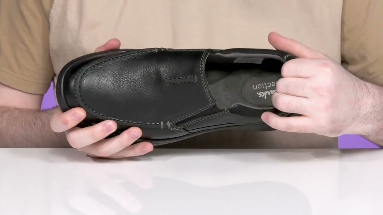 Visiter la boutique ClarksClarks Men's Cotrell Free Shoe 9.5 Medium US Black Oily Leather 