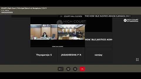 17270/2025 3387/2025 Wp in haicourt hall 11 party in pesrson MANJUNATHA jogi and LOKESH PC today